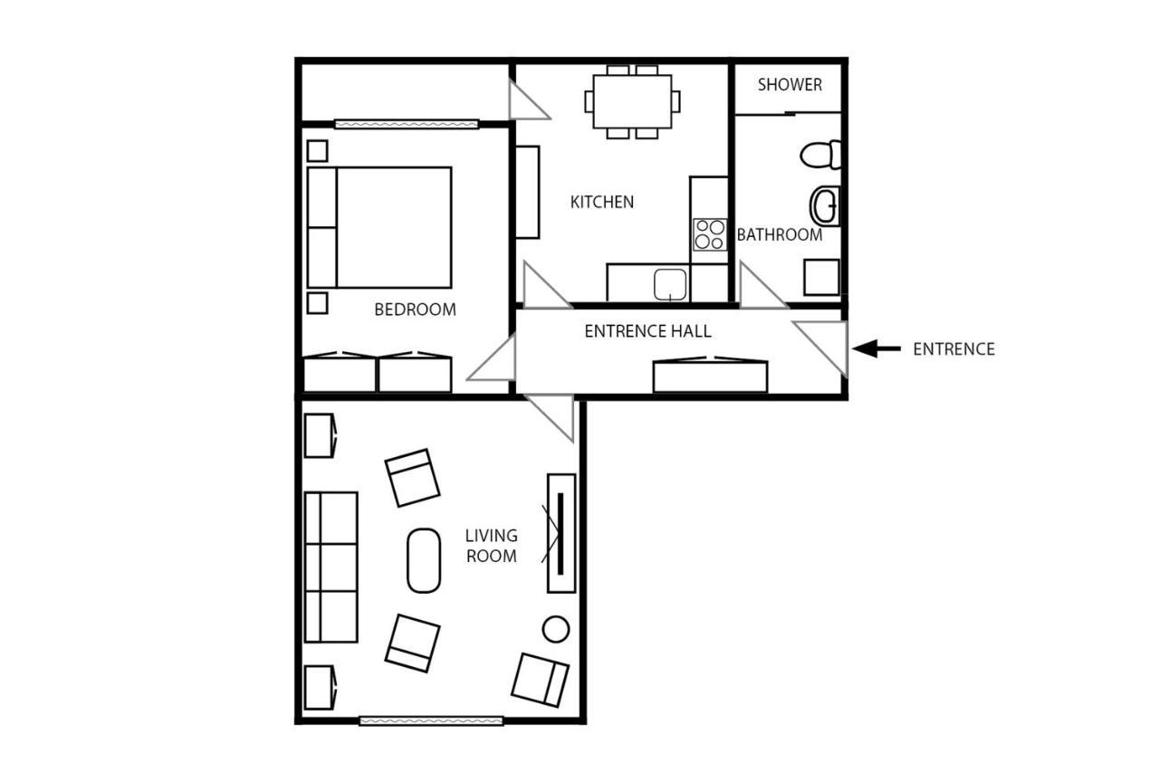 Paradise Starry Suite-City Center Beograd Eksteriør billede